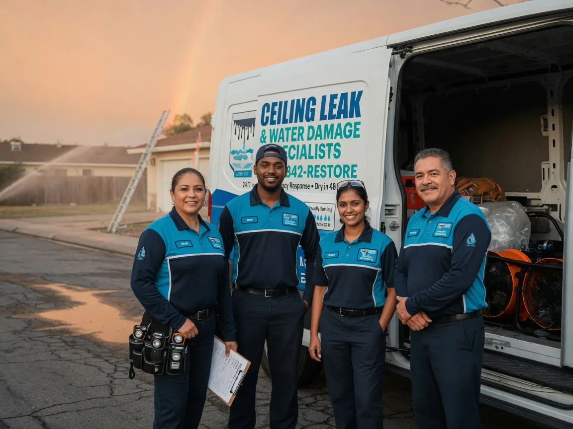 Ceiling Leak Cleanup company in Delavan, IL