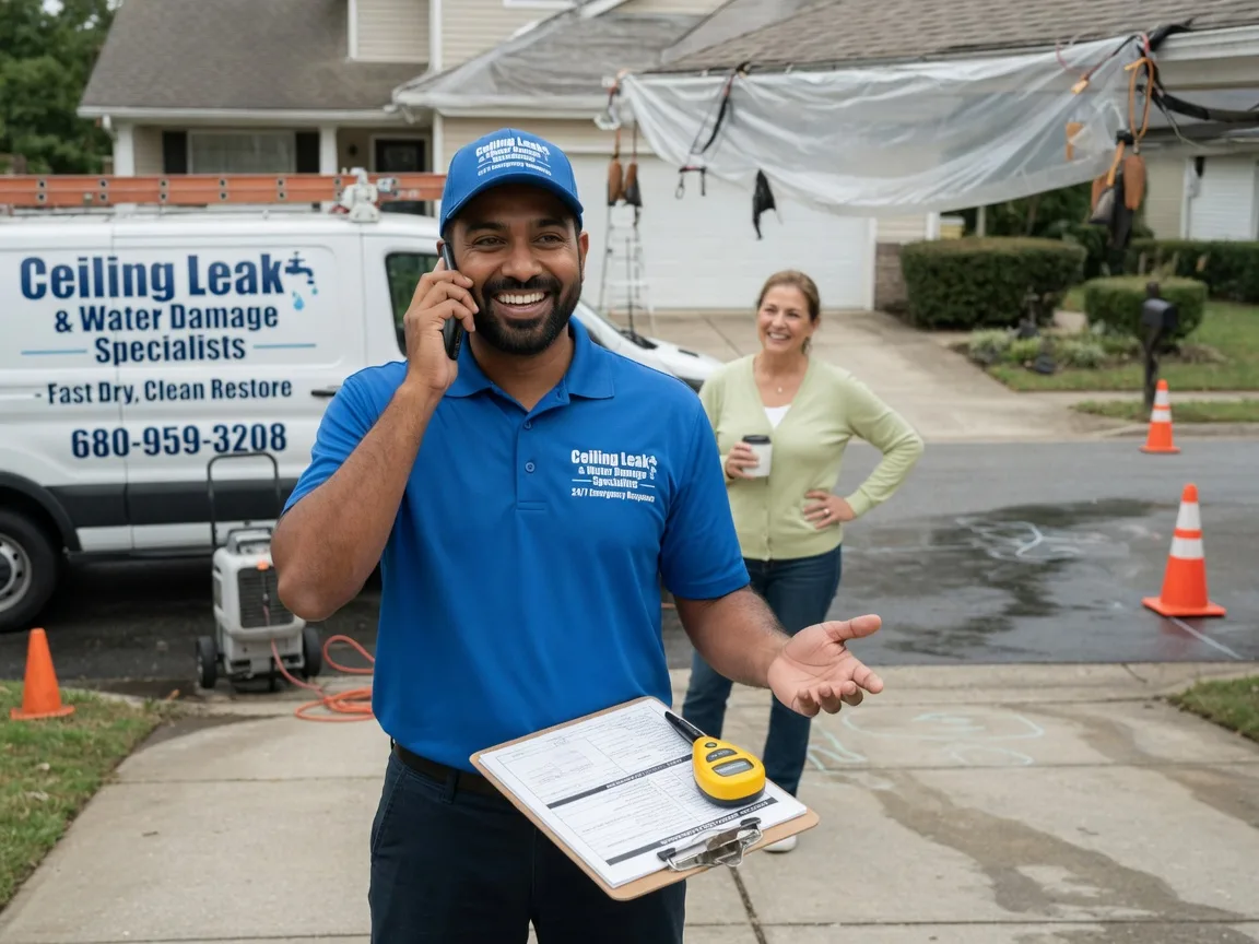 Ceiling Leak Cleanup Delavan, IL FAQs